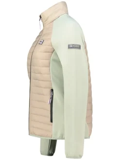 Functionele jas beige/groen