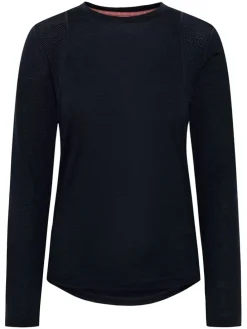 Functionele longsleeve "Embla" donkerblauw