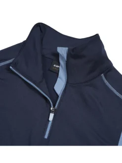 Functionele longsleeve "Fairbault" donkerblauw/blauw