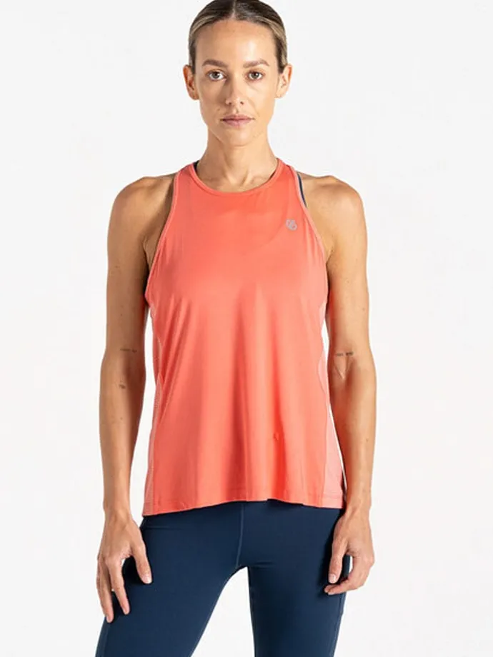 Functionele top "Gravitate Vest" perzikkleurig