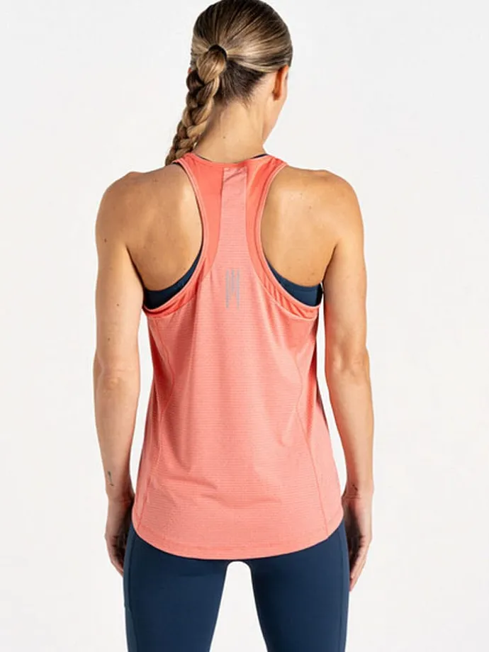Functionele top "Gravitate Vest" perzikkleurig