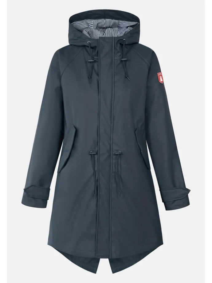 Funtionele parka donkerblauw