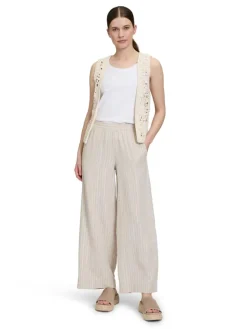 Gebreide gilet beige