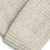 Gebreide muts beige