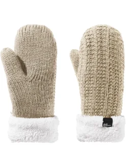 Gebreide wanten "Highloft" beige