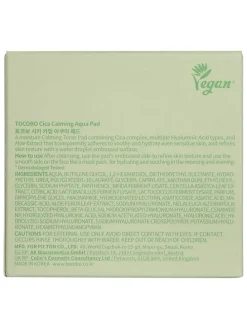 Gezichtspads "Cica Calming Aqua", 60 stuks - 160 ml