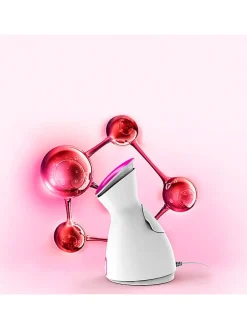 Gezichtsstoomapparaat wit/roze