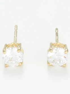Gouden oorstekers "Simply you" met edelstenen