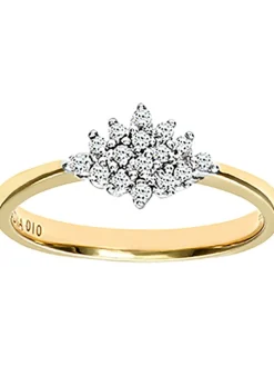 Gouden ring met diamanten