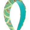 Haarband groen/turquoise