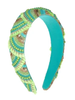 Haarband groen/turquoise