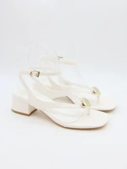 Haksandalen wit