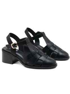 Haksandalen zwart