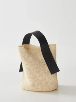 Handtas beige - (B)24 x (H)34 x (D)24 cm