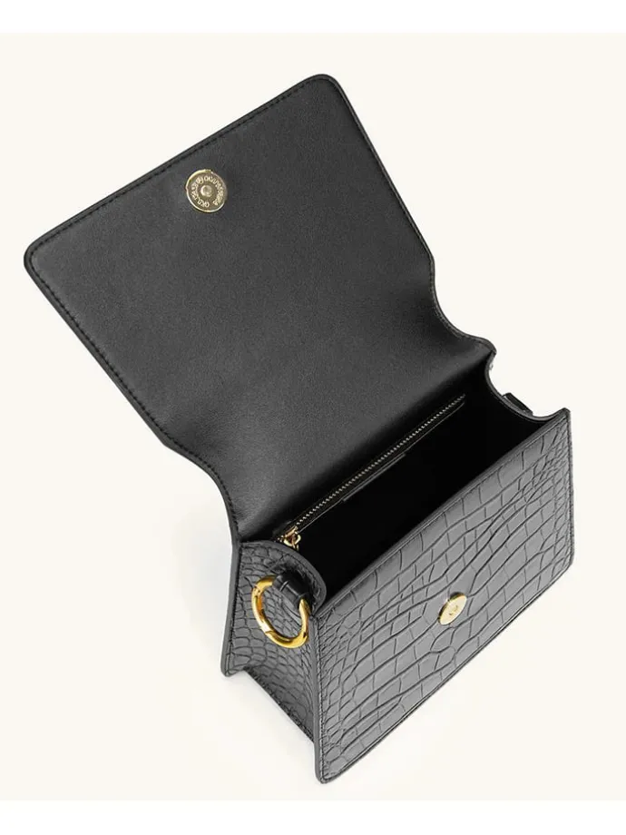 Handtas "Fae" zwart - (B)18,8 x (H)17,5 x (D)8 cm