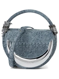 Handtas lichtblauw - (B)21 x (H)16 x (D)10 cm