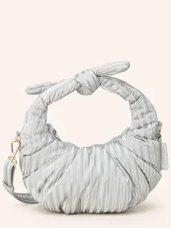 Handtas "Lifetime Sister" zilverkleurig - (B)24,5 x (H)6,2 x (D)18 cm