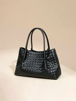 Handtas zwart - (B)30 x (H)18 x (D)10 cm