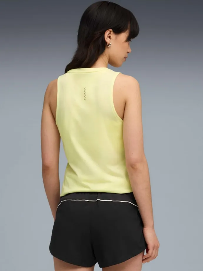 Hardlooptop "Velocity" geel