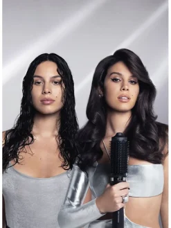 Heteluchtborstel "duet blowdry" zwart