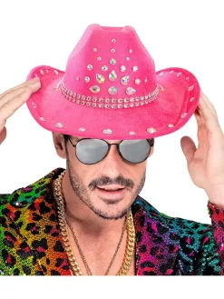 Hoed "Cowboy" roze