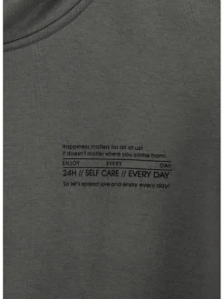 Hoodie antraciet