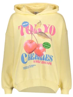 Hoodie geel