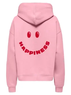 Hoodie lichtroze