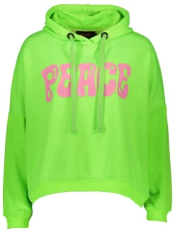 Hoodie "Peace" groen