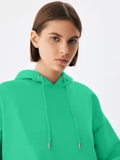 Hoodie "Satefe" groen