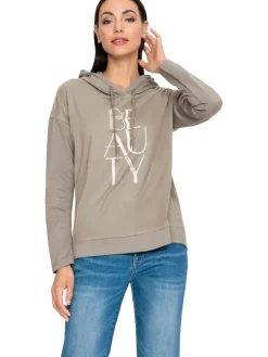 Hoodie taupe