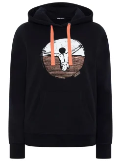 Hoodie "Zwiko" zwart