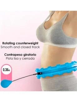 Hula Hoop-fitnesshoepel lichtblauw