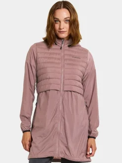 Hybride parka "Isabella" lichtroze