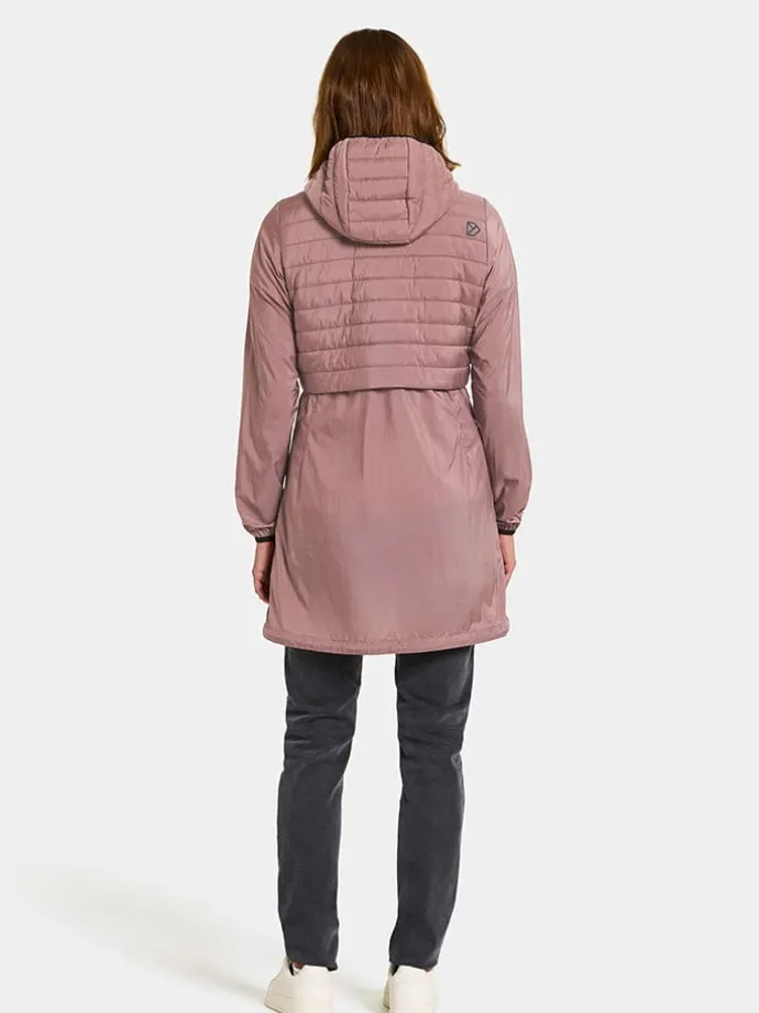 Hybride parka "Isabella" lichtroze