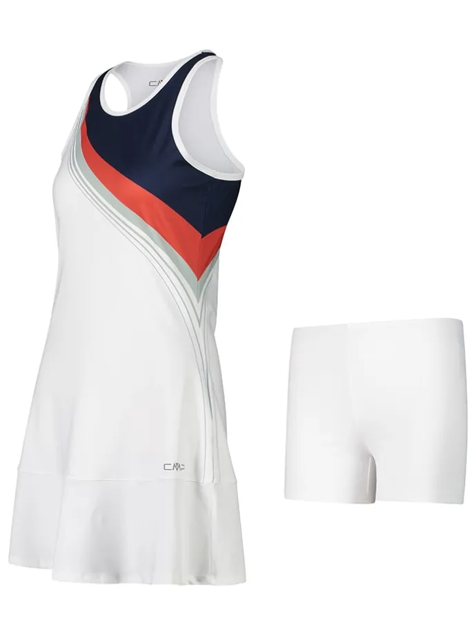 2-in-1 functionele jurk wit