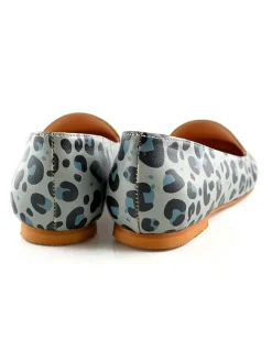 Instappers blauw/beige