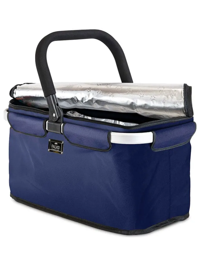 Isoleerboodschappentas "Falko" donkerblauw - (B)48 x (H)27 x (D)28 cm