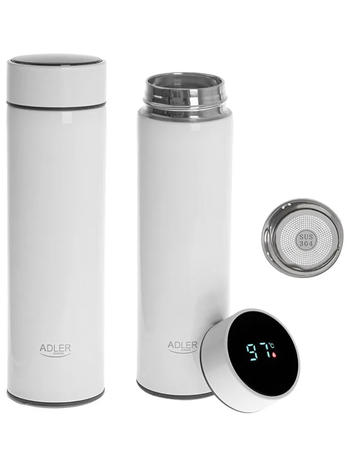 Isoleerfles "AD 4506" wit - 473 ml