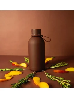 Isoleerfles "Blush" bruin - 500 ml
