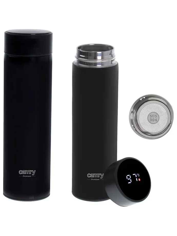 Isoleerfles "CR 4507" zwart - 473 ml