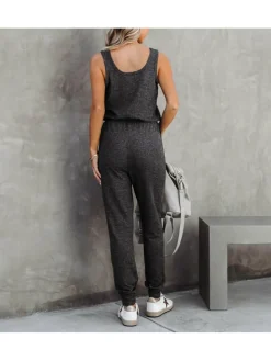 Jumpsuit antraciet