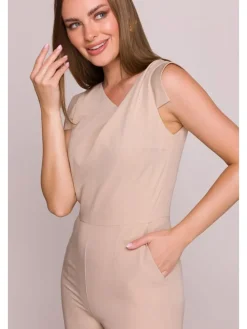 Jumpsuit beige