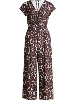 Jumpsuit bruin/zwart