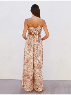 Jumpsuit camel/beige