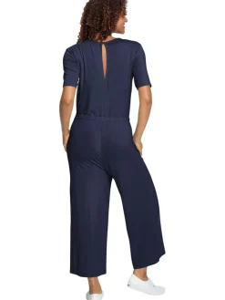 Jumpsuit donkerblauw