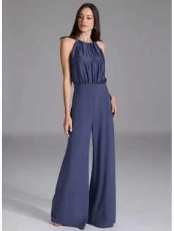 Jumpsuit donkerblauw
