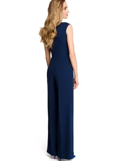 Jumpsuit donkerblauw