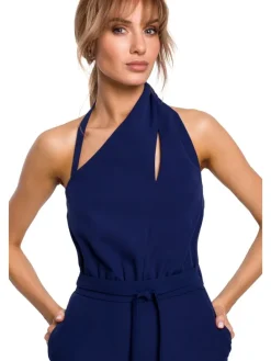 Jumpsuit donkerblauw