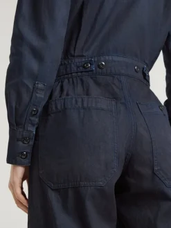 Jumpsuit donkerblauw